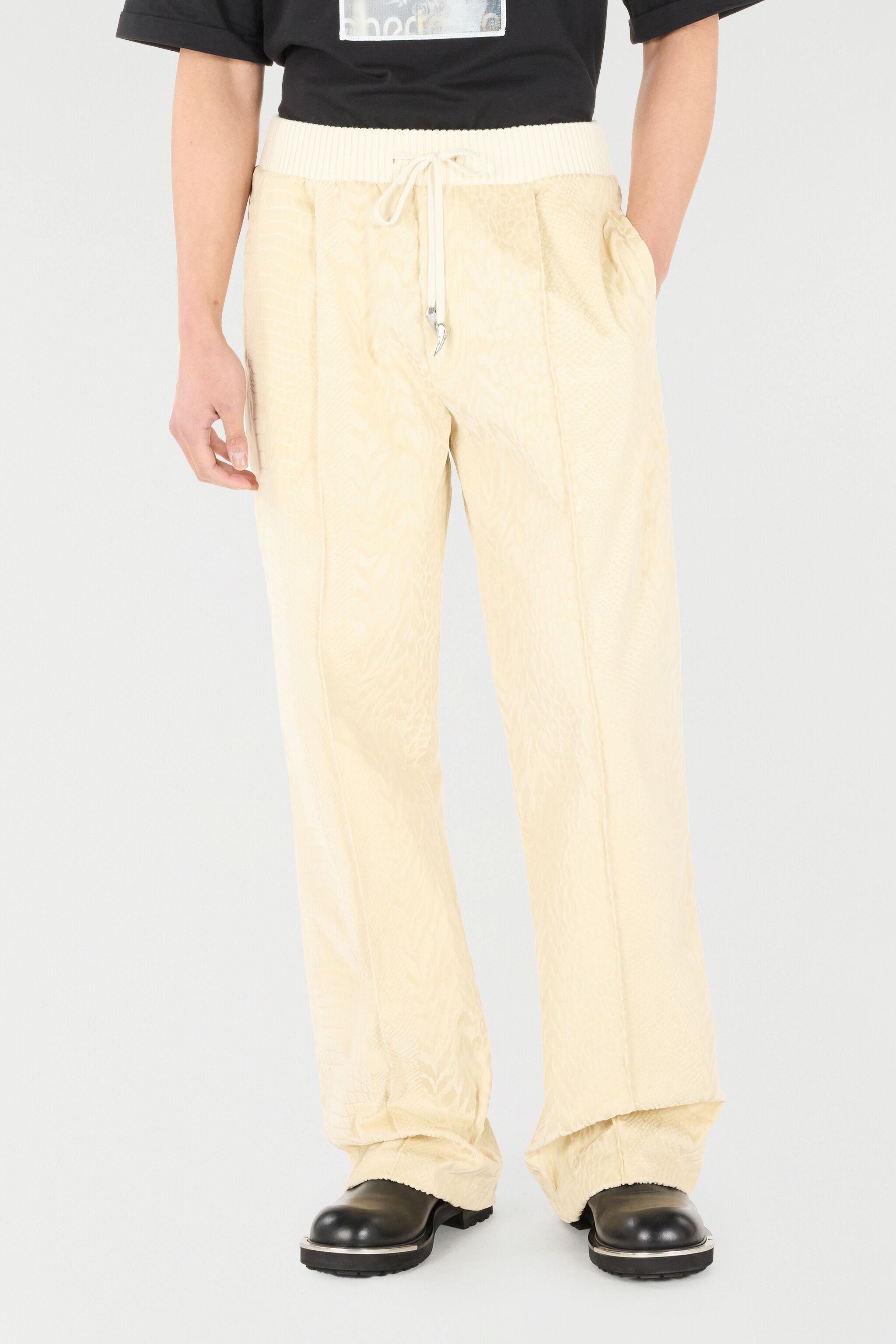 RC Pants with Animal Print Ivoire URT25Y-CJ007
