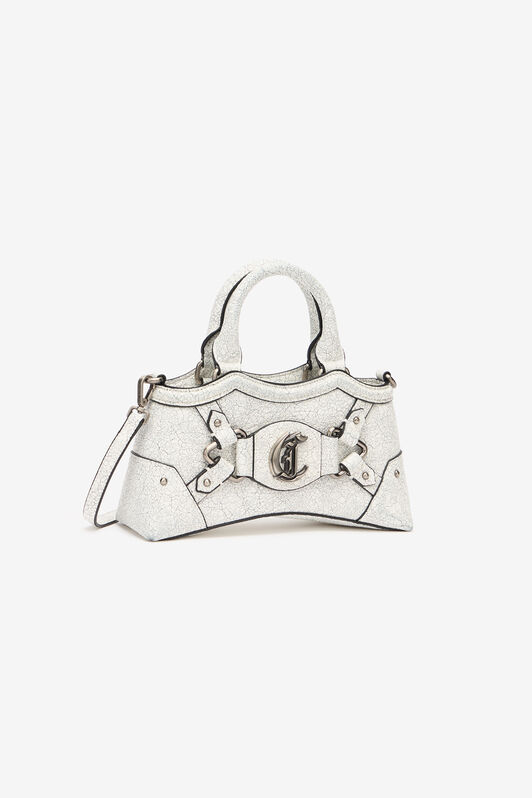 JC Marble-Effect Bag With JC Monogram White UFB109-UF478