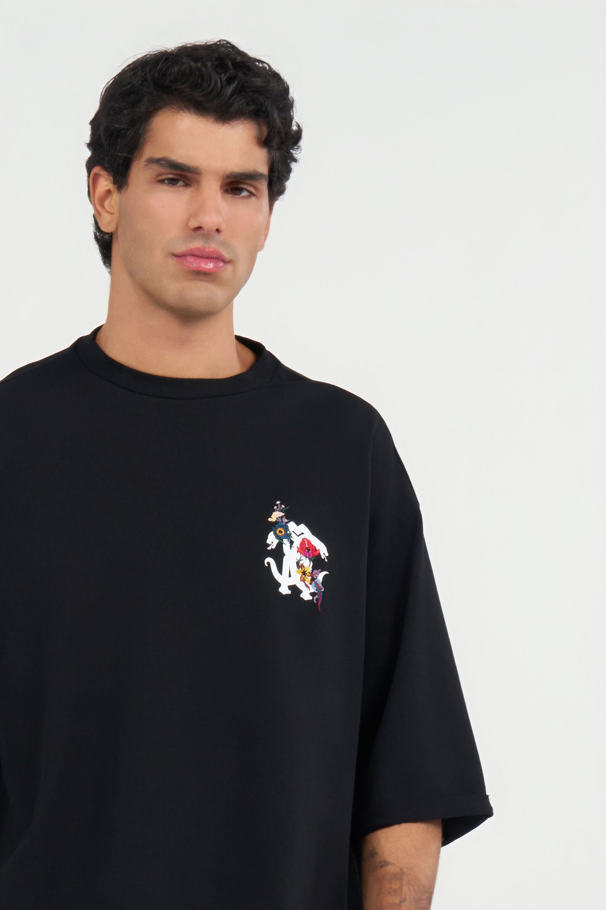 RC Oversize-T-Shirt BLACK WNT62B-JD060