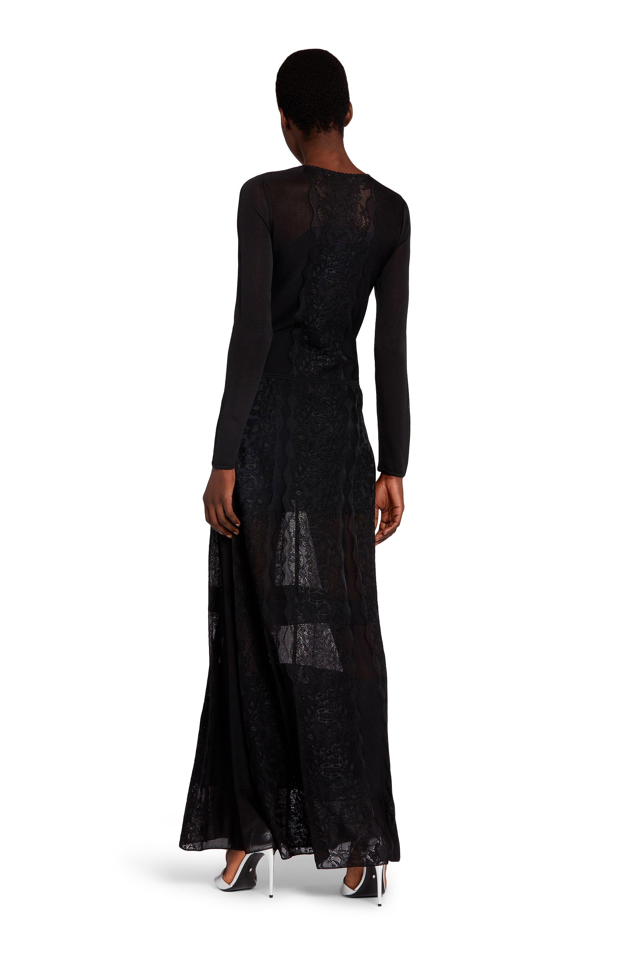 RC Kleid im Layering-Look Schwarz KQM120-MH001