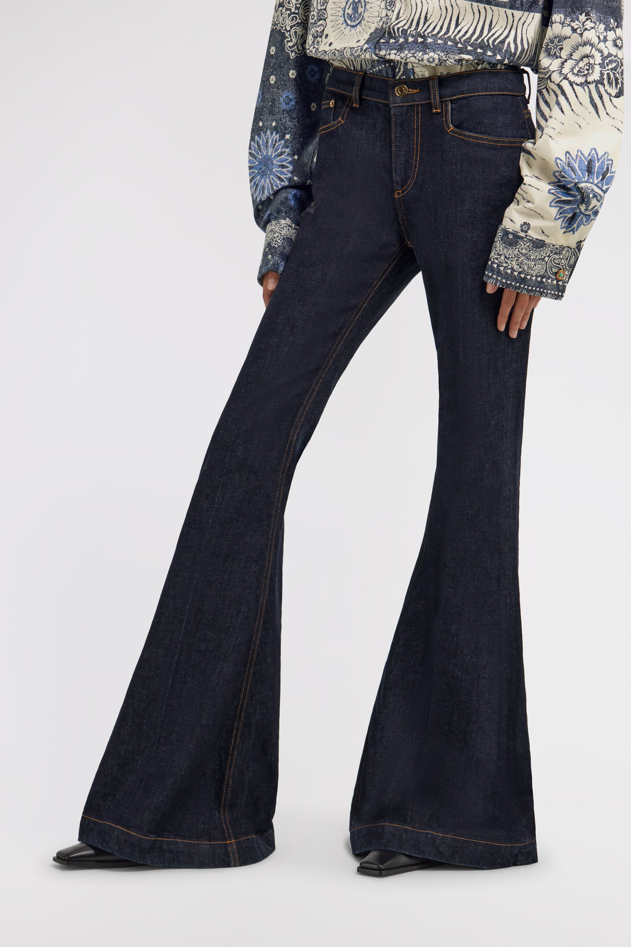 RC Flared Jeans Dark blue TKJ205-DS005