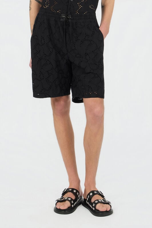 JC Black Trousers Bermuda BLACK WFT021-WF048