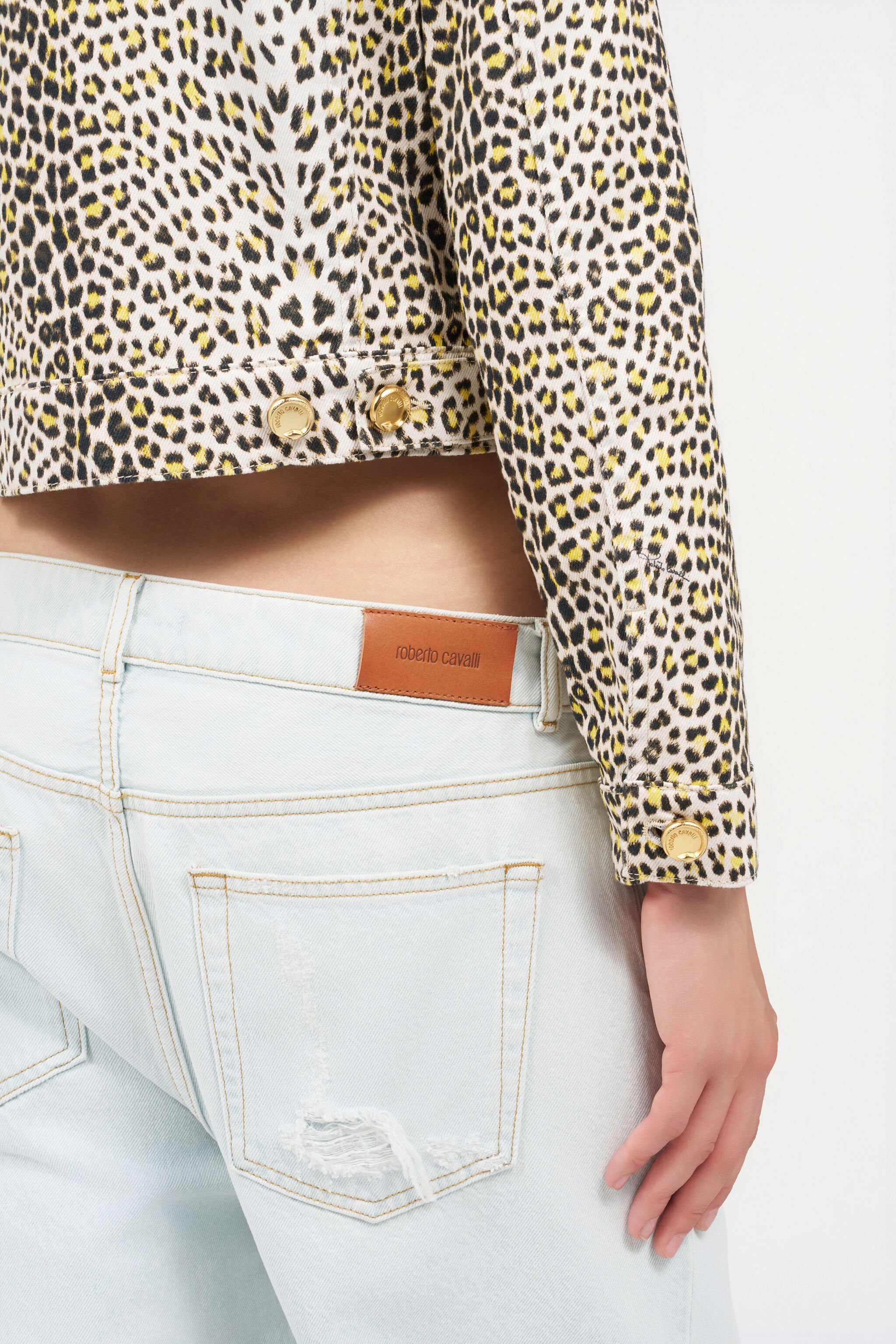 RC Pop Jaguar Animal-Print Jacket YELLOW/BLACK WQJ450-DAR30