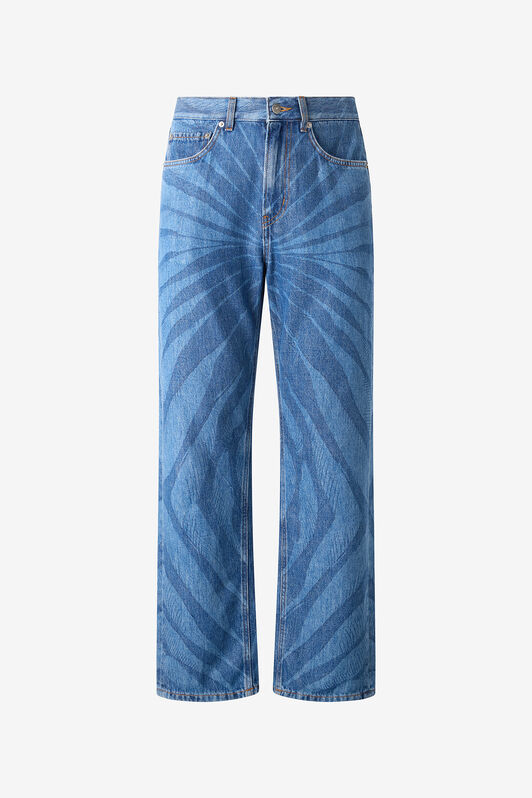 RC Jeans in patterned denim Blue TRJ215-VT001