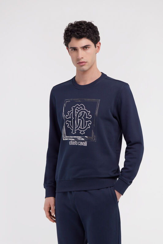 RC Printed sweatshirt Dark blue NOT66B-CF052