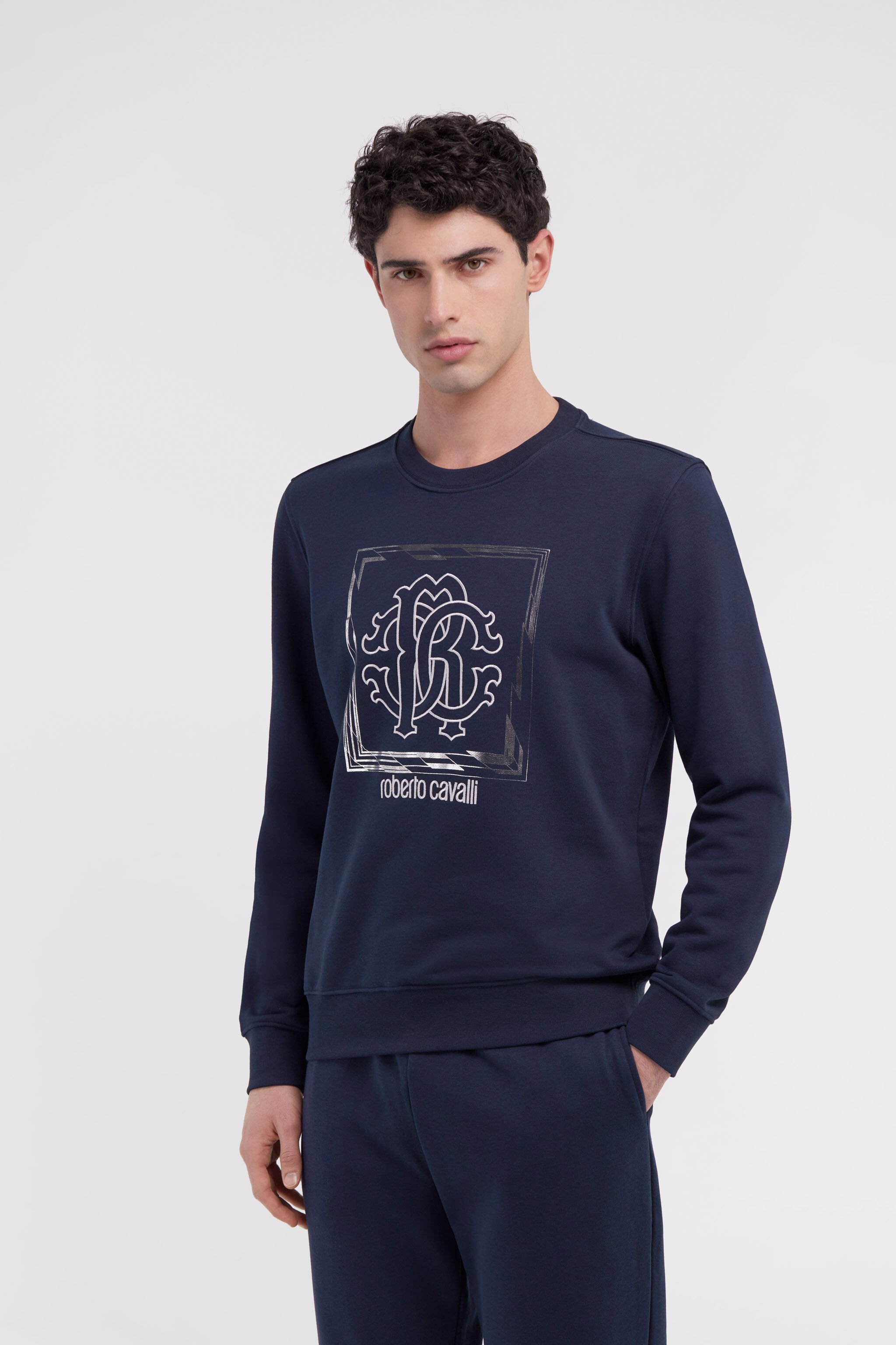 RC Printed sweatshirt Dark blue NOT66B-CF052