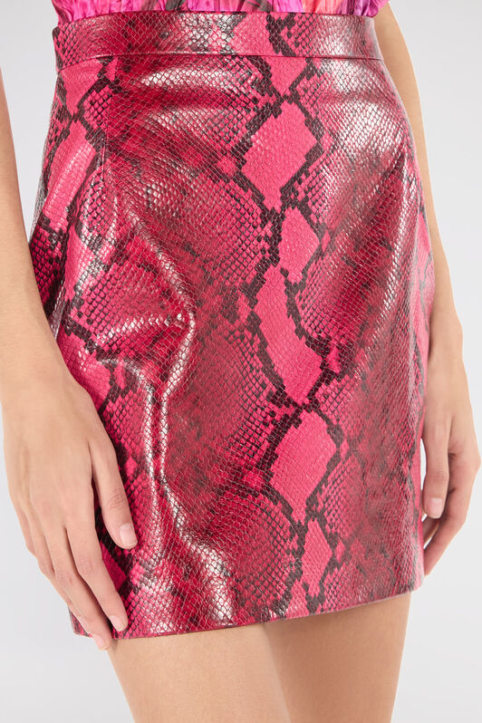 RC Python-Print Skirt Fuchsia UKP302-PN053