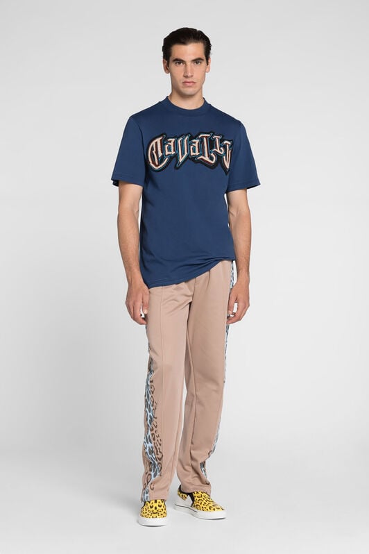 RC Logo print cotton T-shirt RC Logo print cotton T-shirt Dark blue QRT61C-JD060