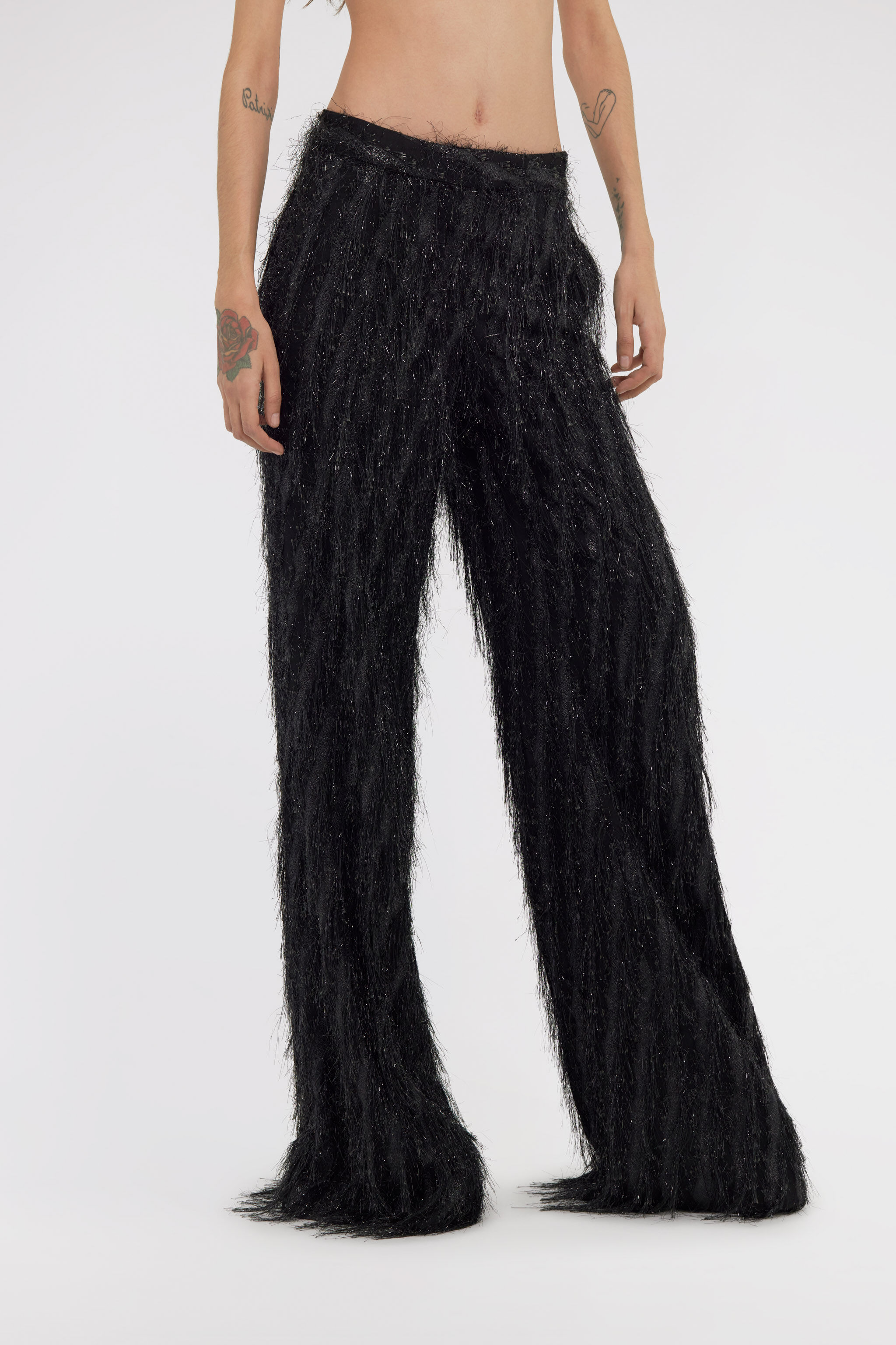 RC Lurex trousers Black SWT202-FC005