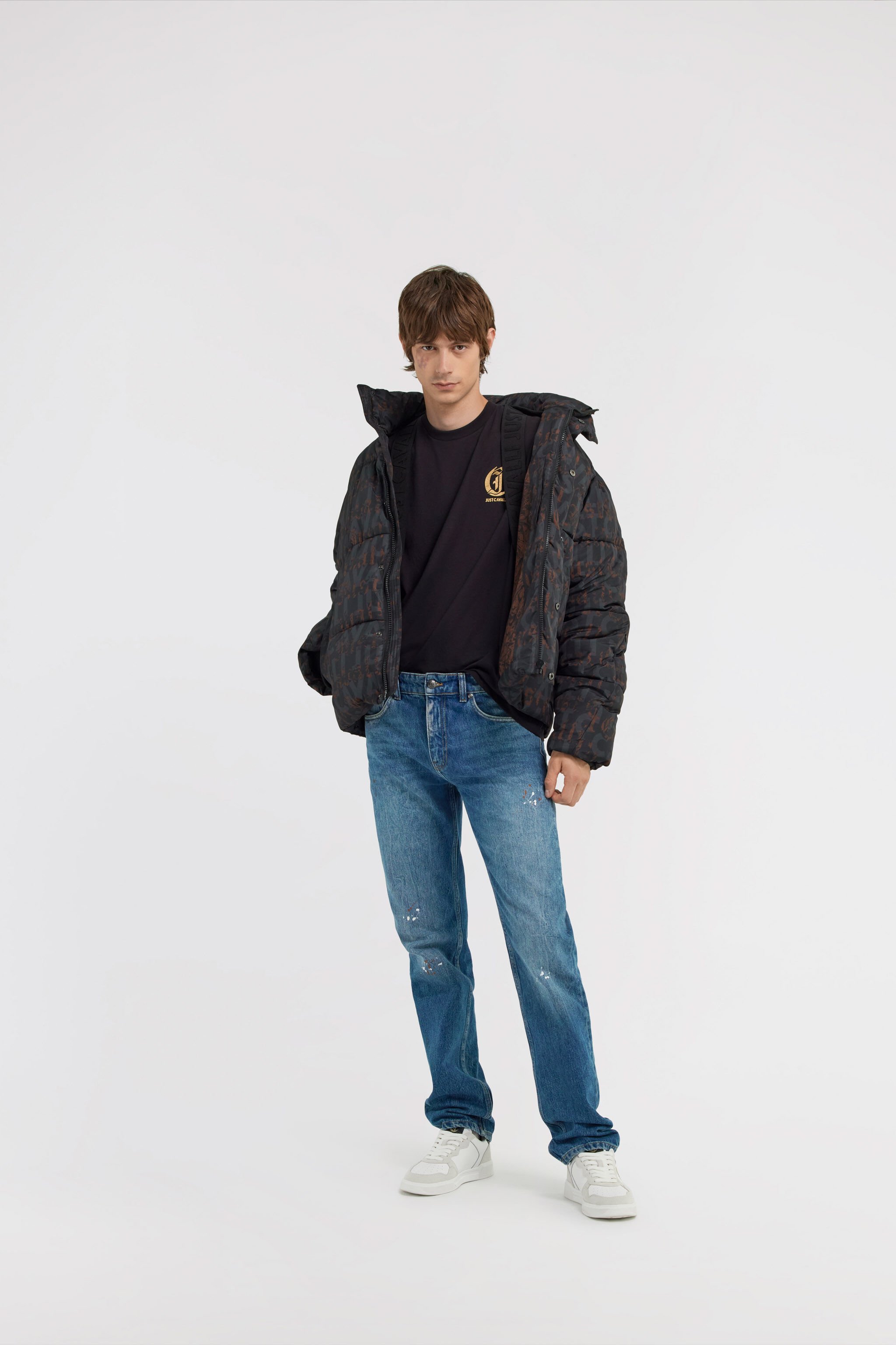 JC T-shirt Just Cavalli Nero TFT043-TF060