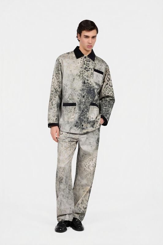 RC Jaguar Print Jeans RC Jaguar Print Jeans GREY/BLACK XNJ210-EAI31