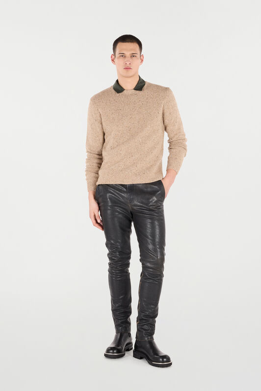 RC Pull À Col Ras-Du-Cou BEIGE POM60H-MQO38