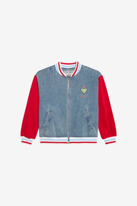 JC  LIGHT DENIM/RED BITT WFJ40C-DL008