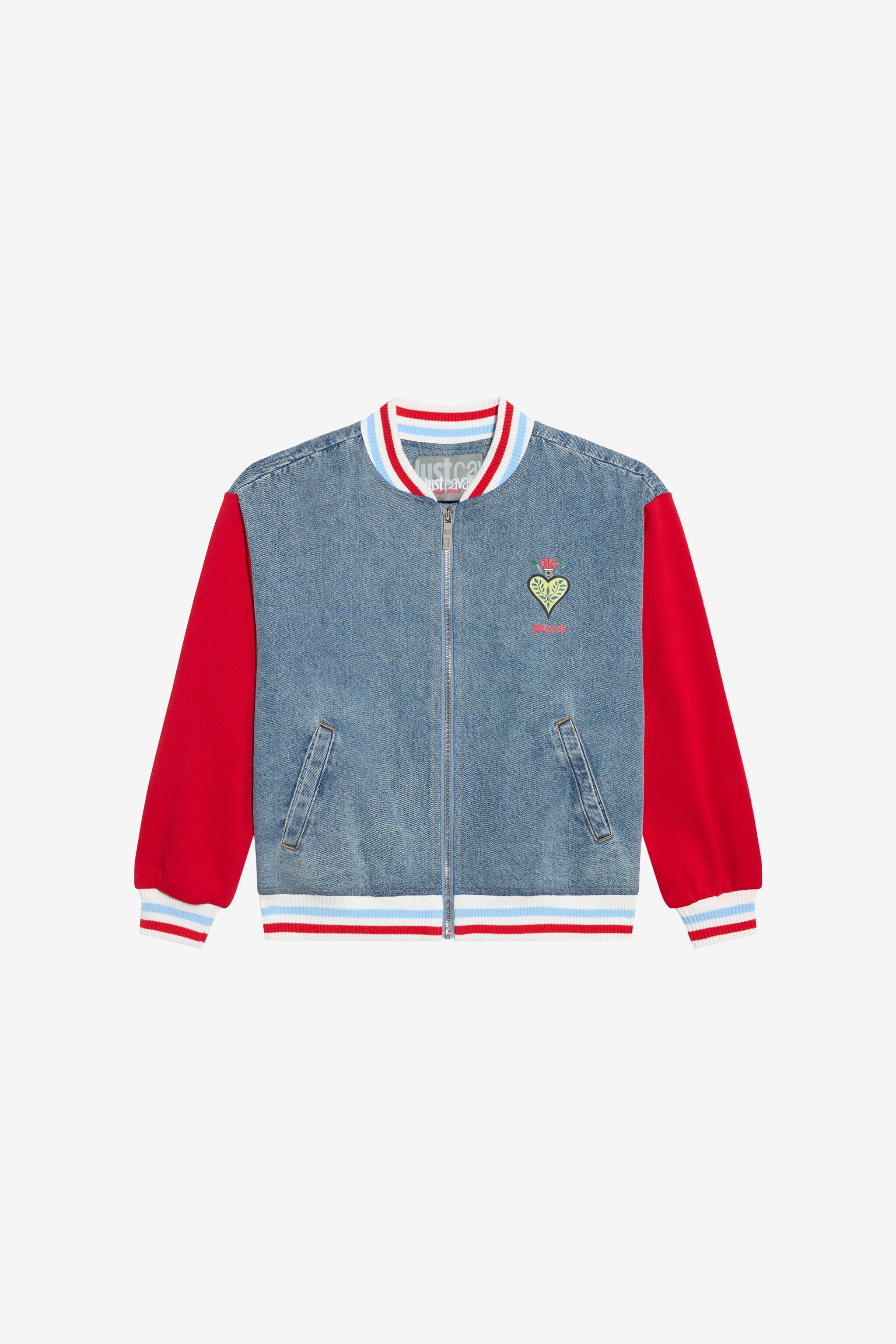 JC  LIGHT DENIM/RED BITT WFJ40C-DL008