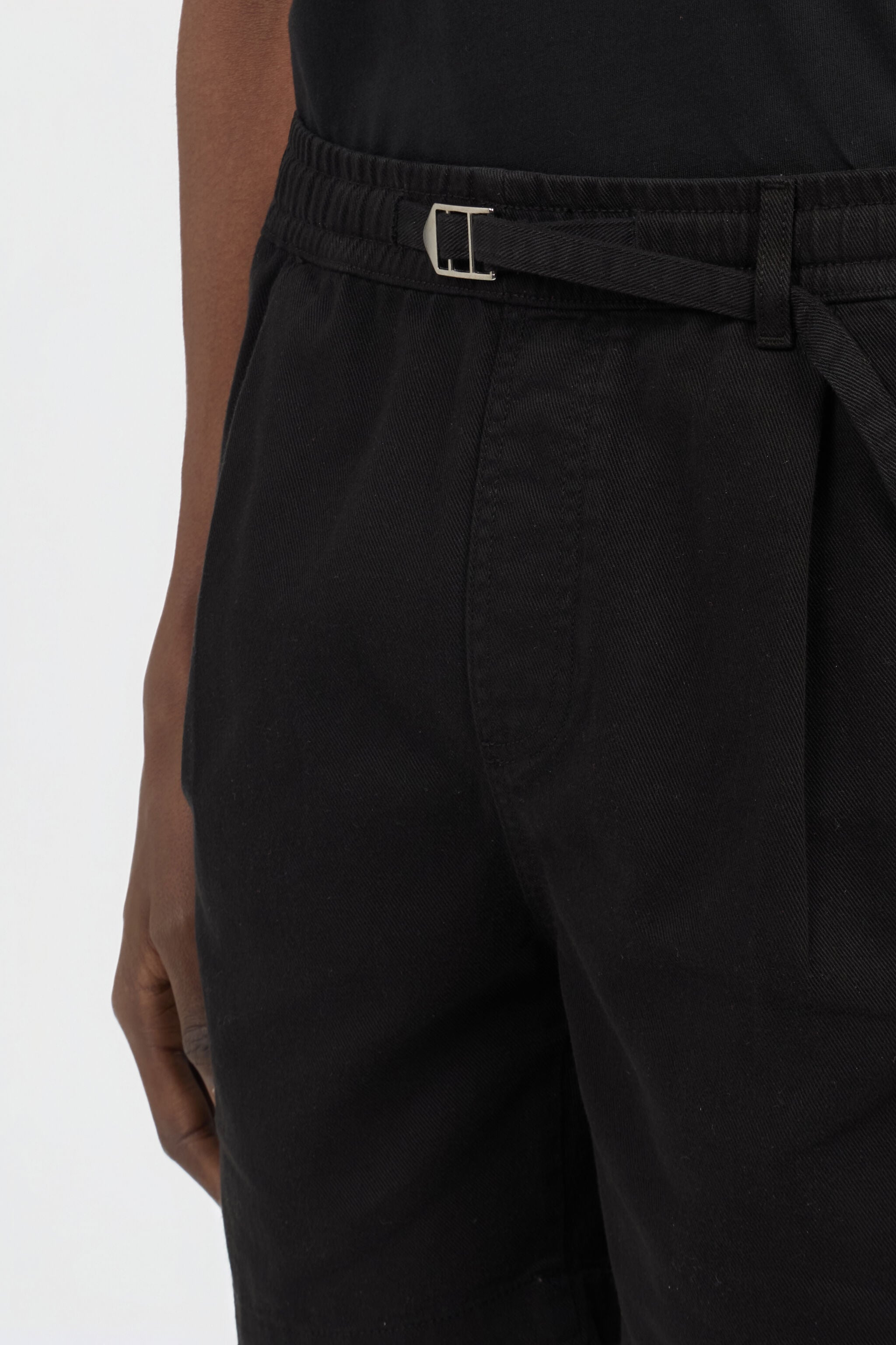 RC Black Cotton Bermuda Shorts BLACK SOT20C-FA017