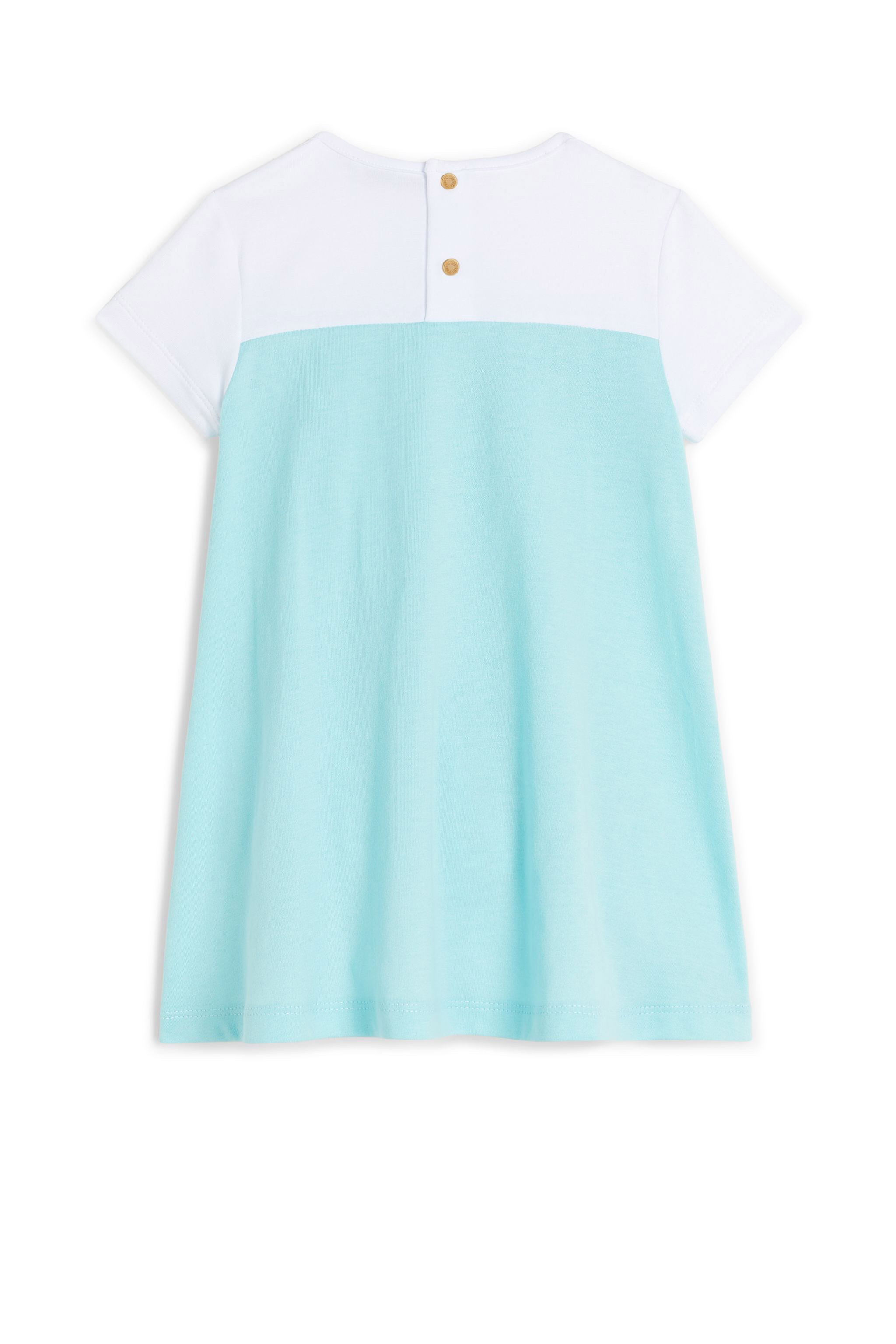 JU Robe à logo et imprimé Leopard BLUE TEINT MJT152-JV025