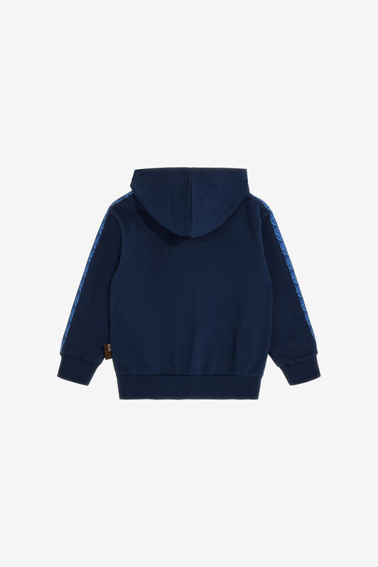 JU Felpa con logo Blu SJT926-CF050