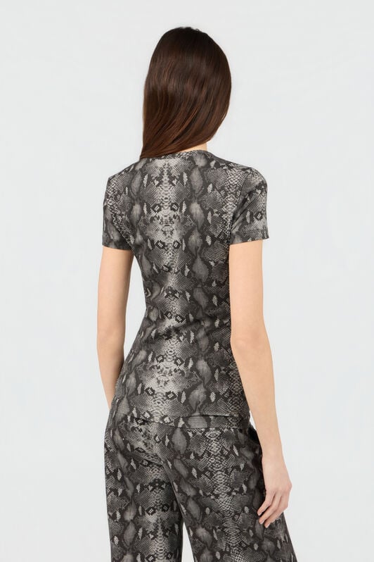 RC Python Print T-Shirt PYTHON DARK GREY SOT60N-JV001