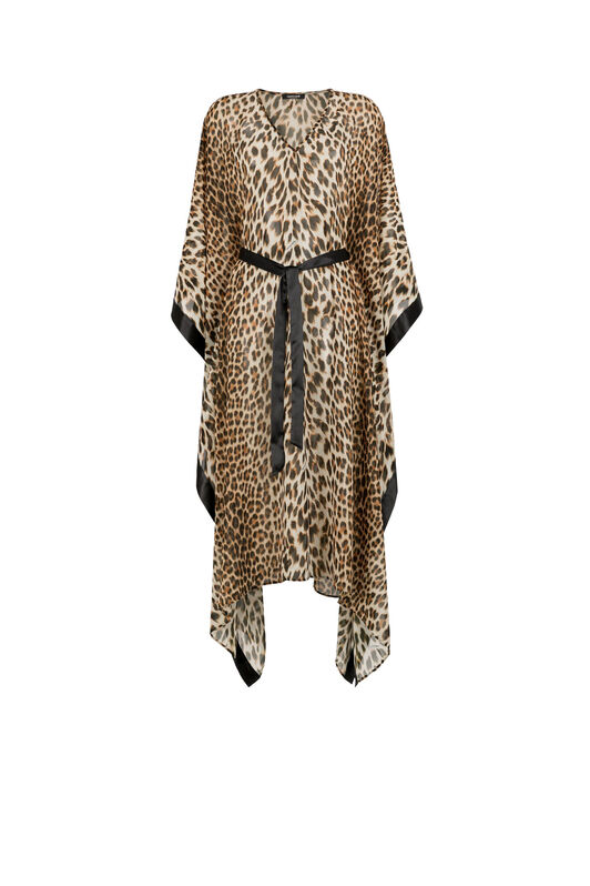 RC Leopard-Print Kaftan Dress CHEETAH KSW00A-7GI17