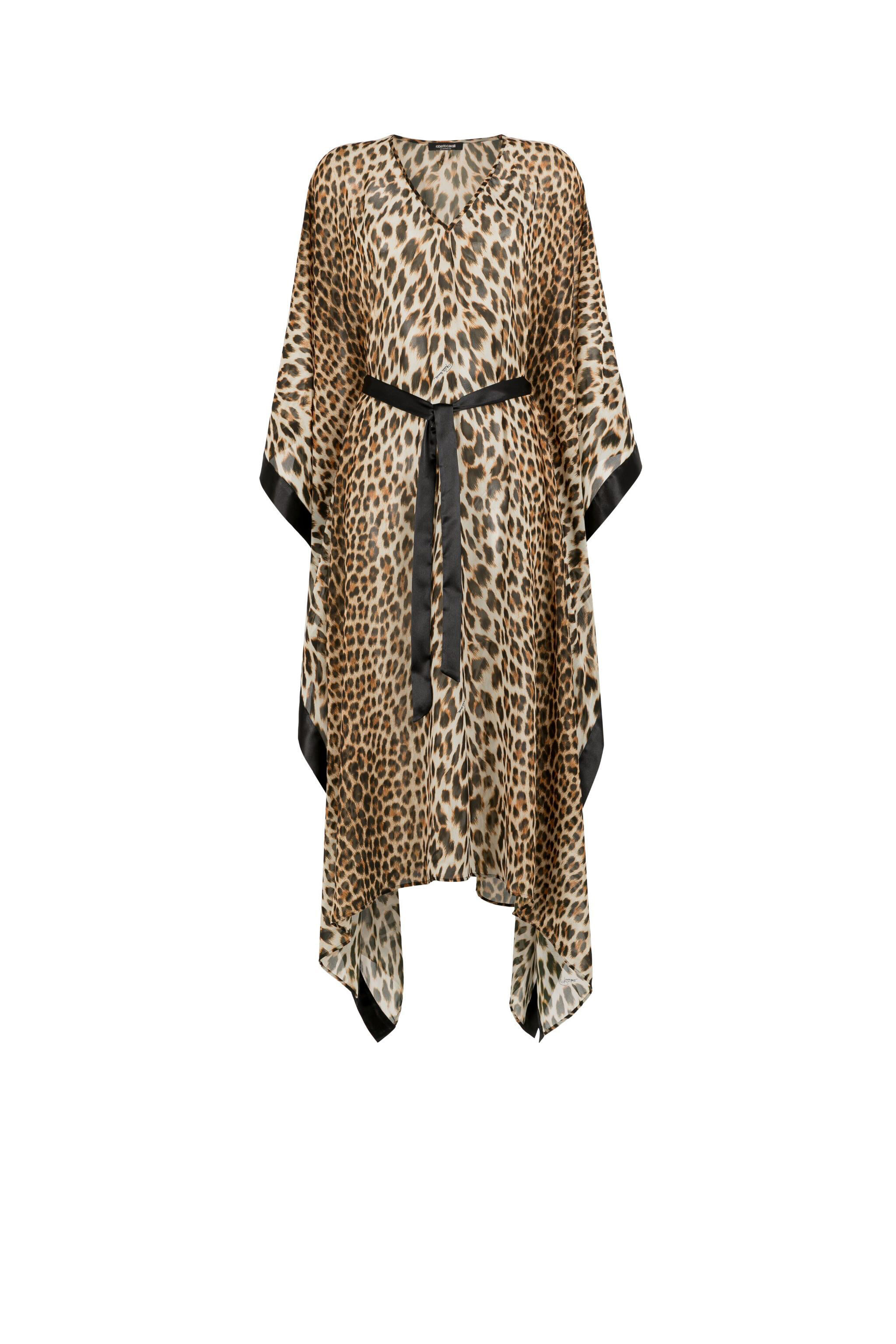 RC Leopard-Print Kaftan Dress CHEETAH KSW00A-7GI17