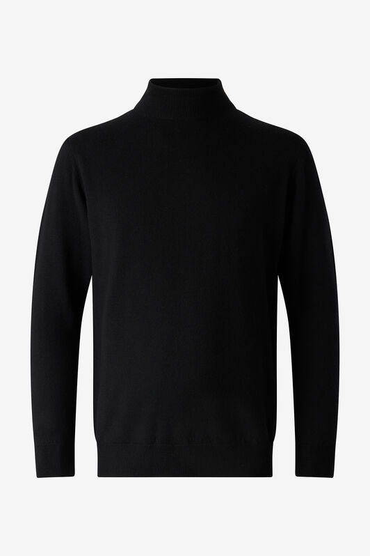 RC Jersey De Lana Con Cuello Alto Negro POM60E-MQ001