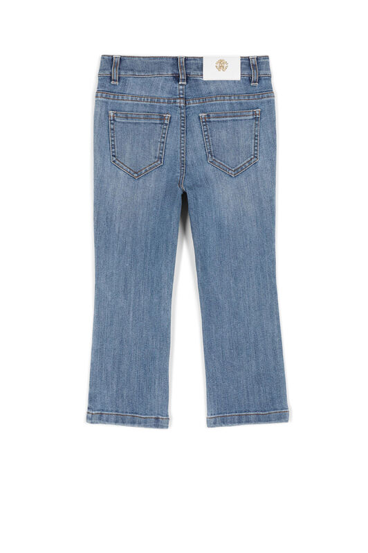 JU Crystal-Embellished Logo Jeans JU Crystal-Embellished Logo Jeans Dark blue KJJ200-DS029