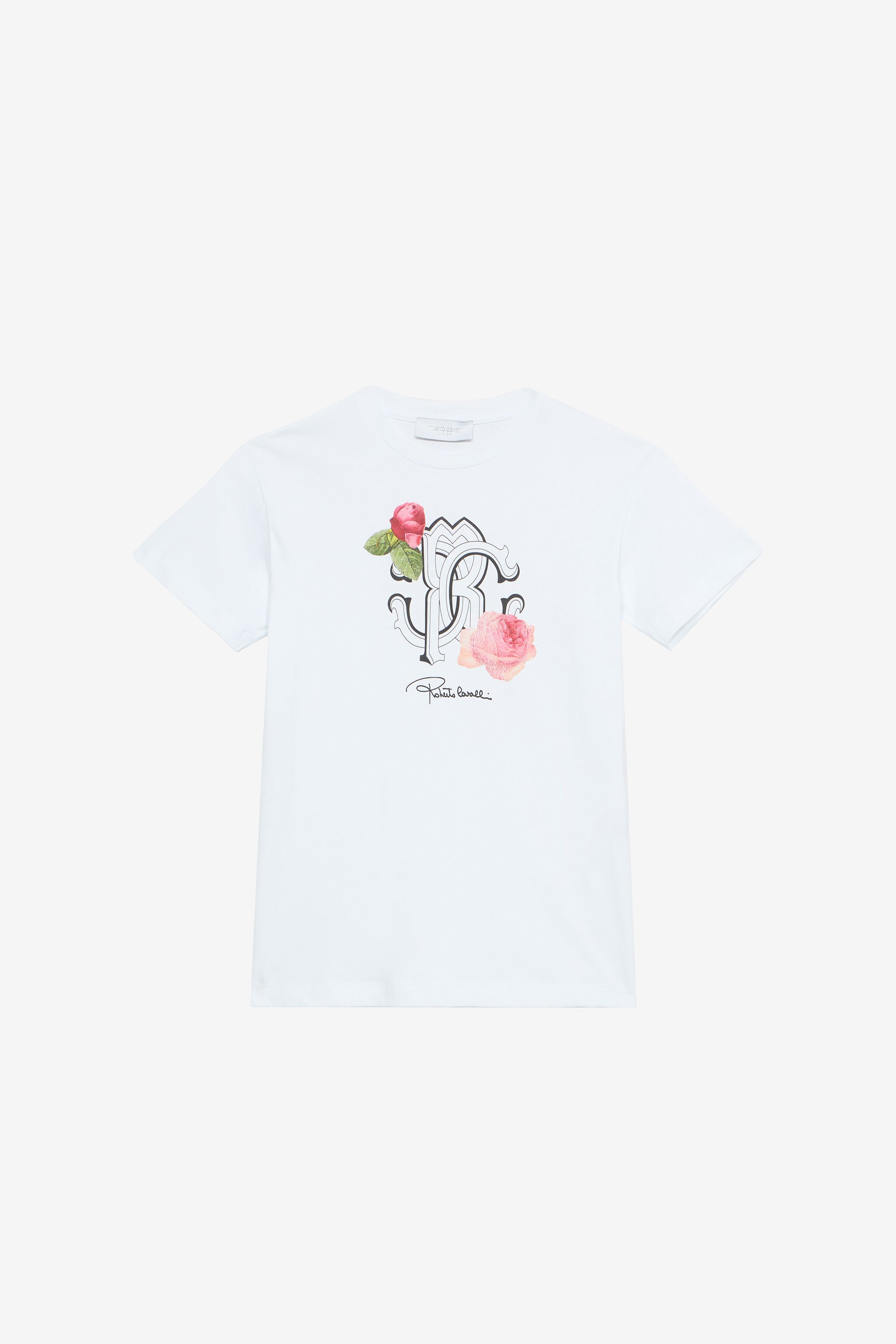 JU T-Shirt With RC Monogram White UJT62K-JD001