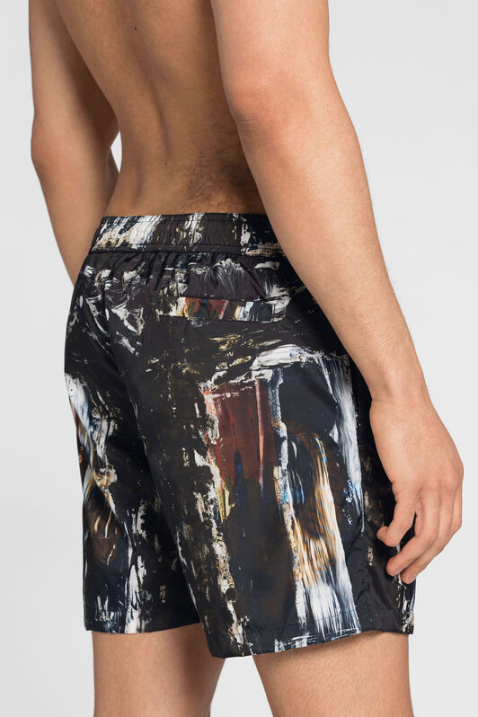 RC Abstract-Print Logo Swim Shorts RC Abstract-Print Logo Swim Shorts BLACK ONH03C-TC000