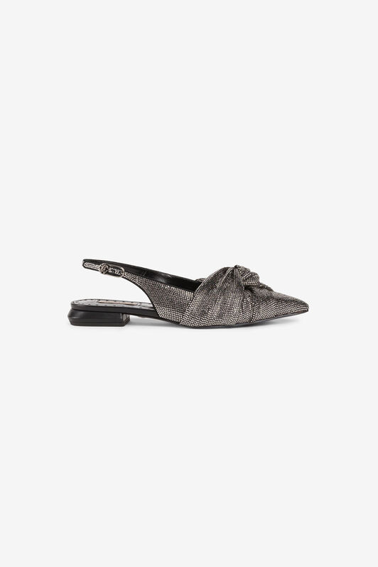 RC Le Pettegole Crystal-Embellished Slingback Pumps Silver QWS010-PCS01