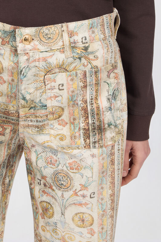 JC Persian Tarot Print Jeans JC Persian Tarot Print Jeans SHIFTING SAND WFJ049-WF533