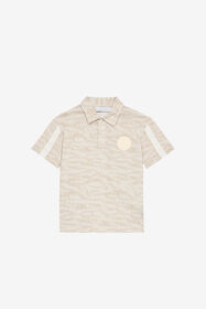 ${brand} Polo-Shirt With Tiger Skin Print ${colorDescription} ${masterID}