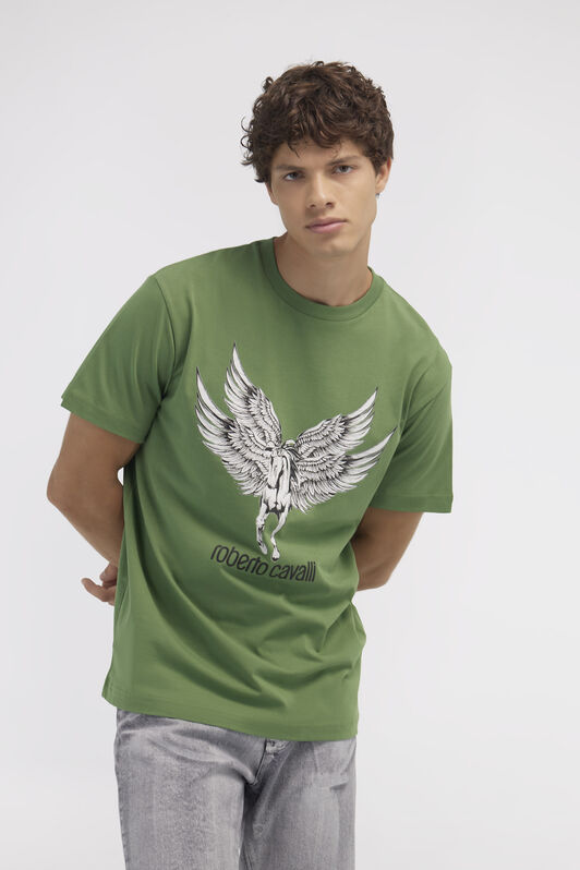 RC T-shirt with Horse logo and print RC T-shirt with Horse logo and print Green NOT60I-JD060