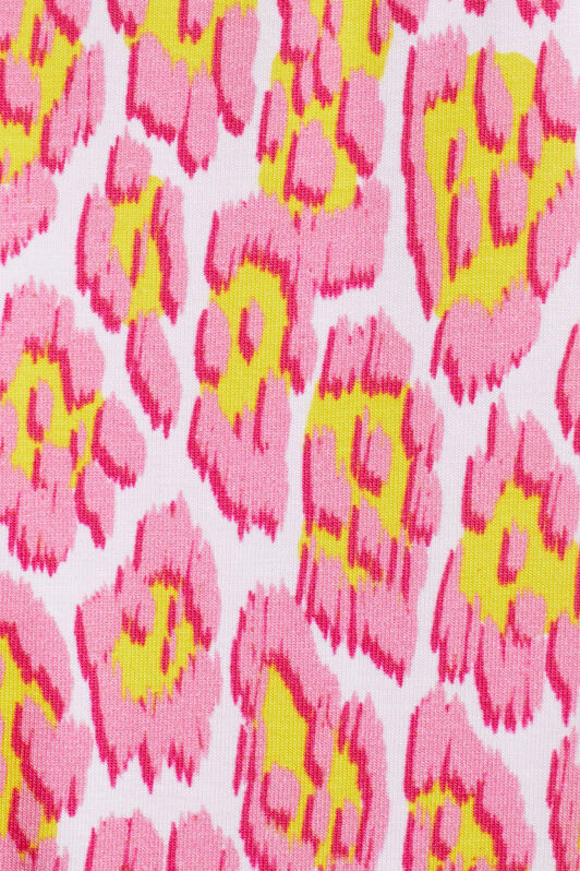 JU Jersey-Leggings mit Animalier-Print JU Jersey-Leggings mit Animalier-Print PINK/YELLOW IJT231-JFQ82