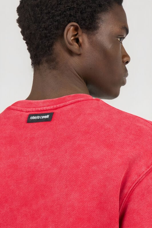 RC Sweatshirt Rouge Délavé avec Monogram RC RC Sweatshirt Rouge Délavé avec Monogram RC DARK RED SOT66D-CF008