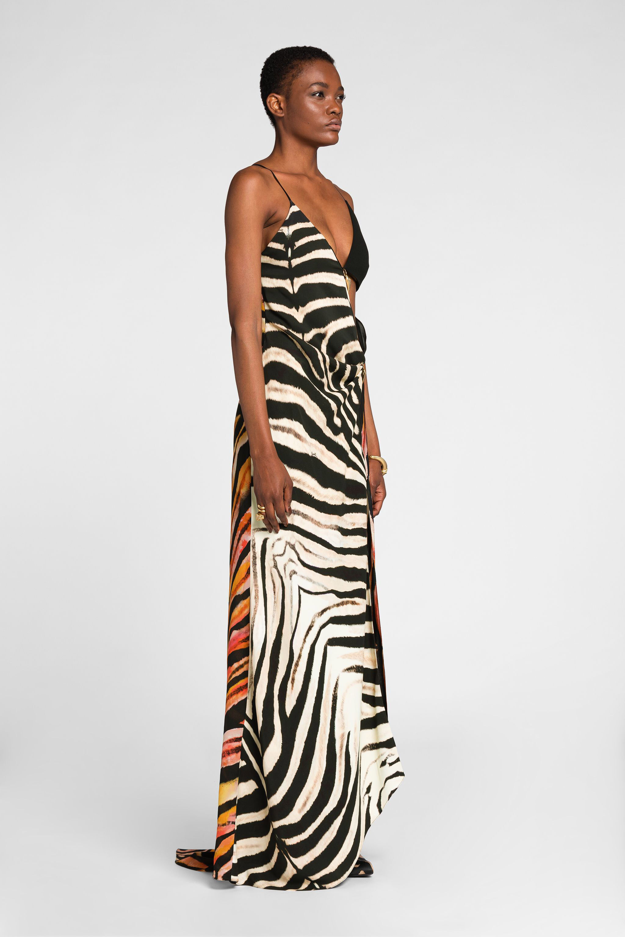 Maxi dress zebra print store
