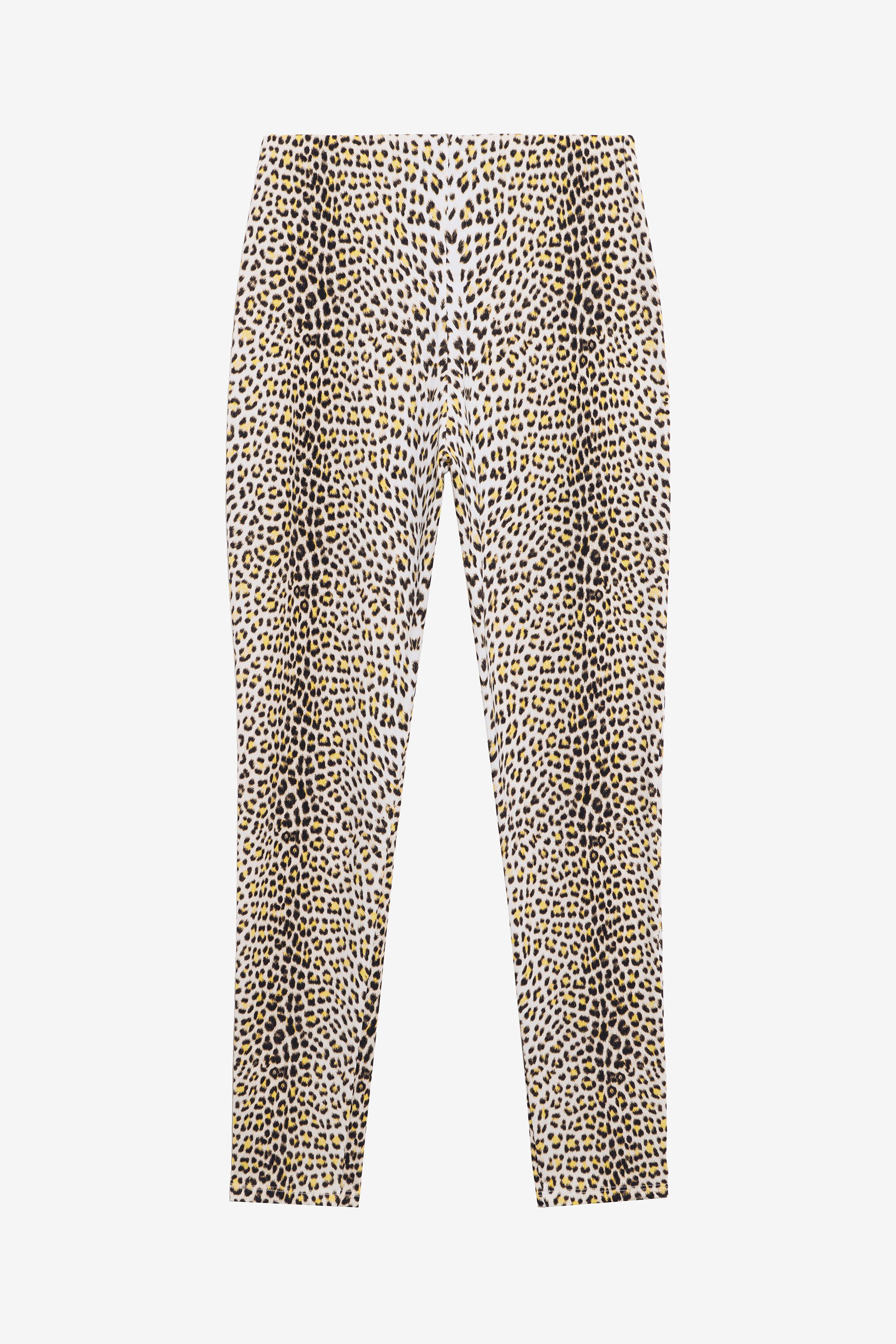 RC Leggings mit Pop-Jaguar-Print YELLOW/BLACK WQT23A-LNR30