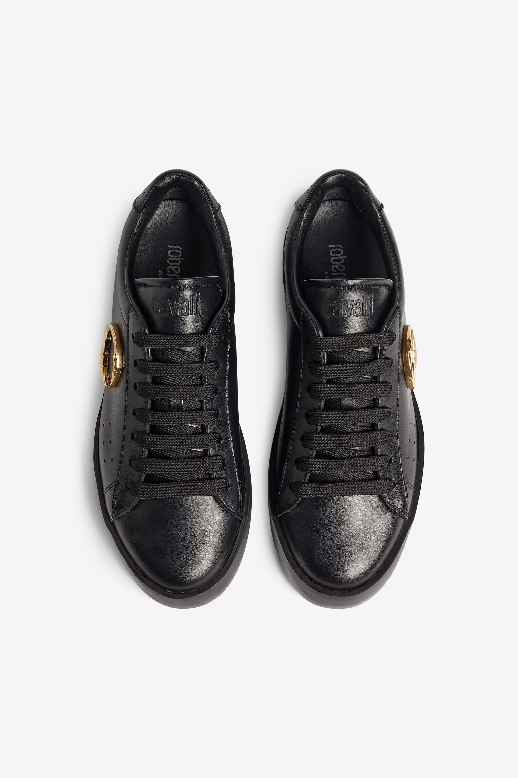 RC Sneakers con placca logo BLACK NNS00F-PZ590