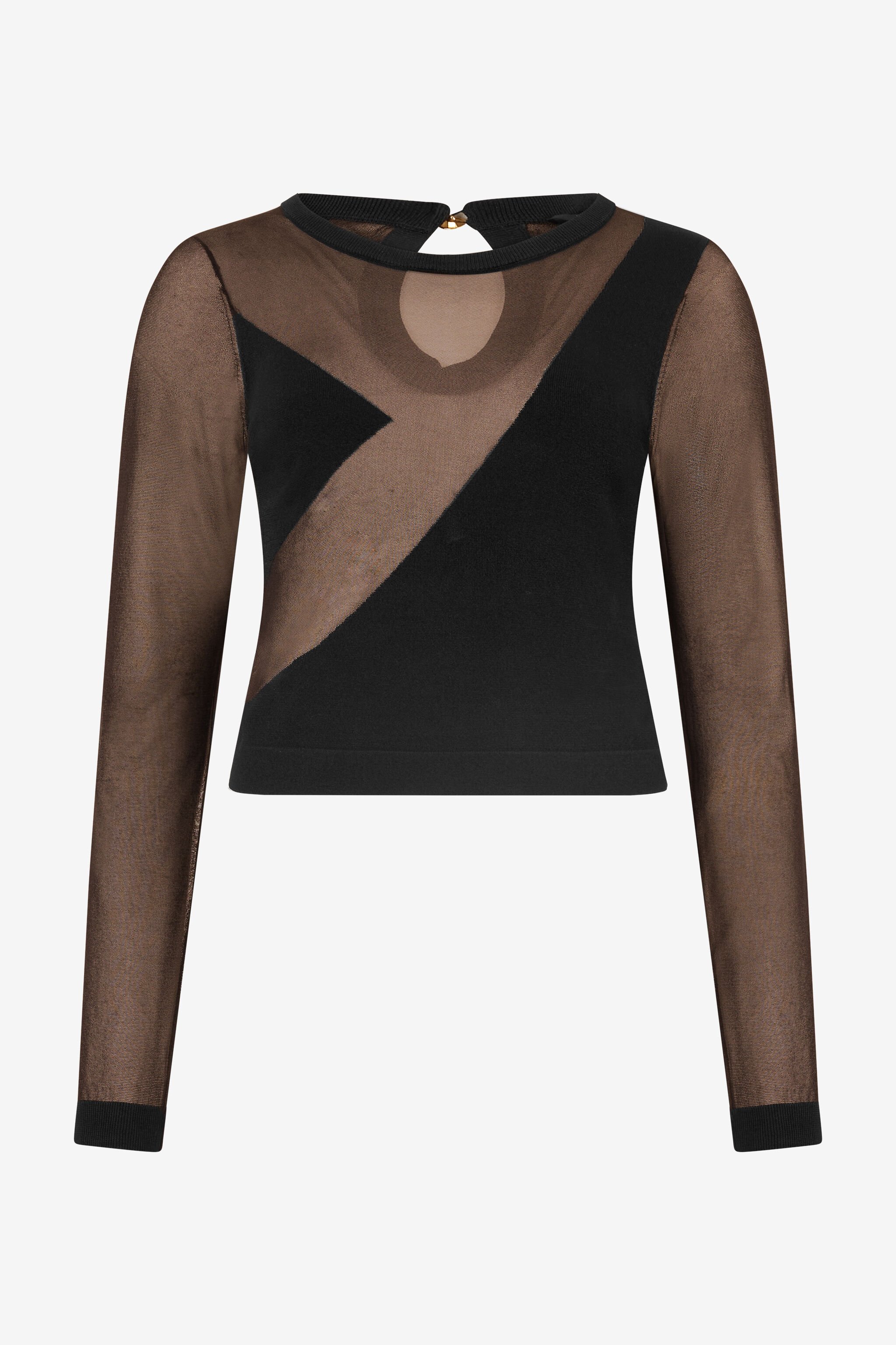 JC Top See-Through Nero UFM016-UF161
