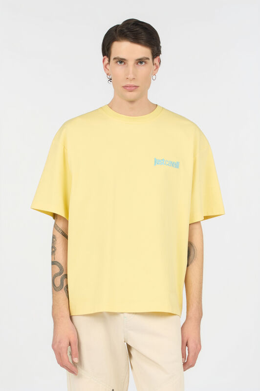 JC T-Shirt Jaune Avec Logo POP CORN WFT069-WF099