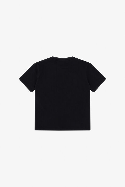 JU Bedrucktes T-Shirt Schwarz TJT60V-JD001