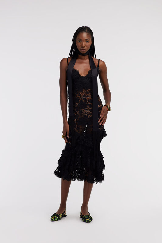RC Abito in pizzo Nero SKT112-RP001