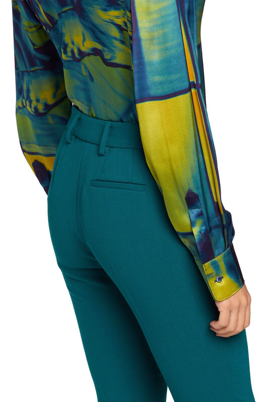 RC Cropped tailored trousers RC Cropped tailored trousers Blue LQT213-WB002