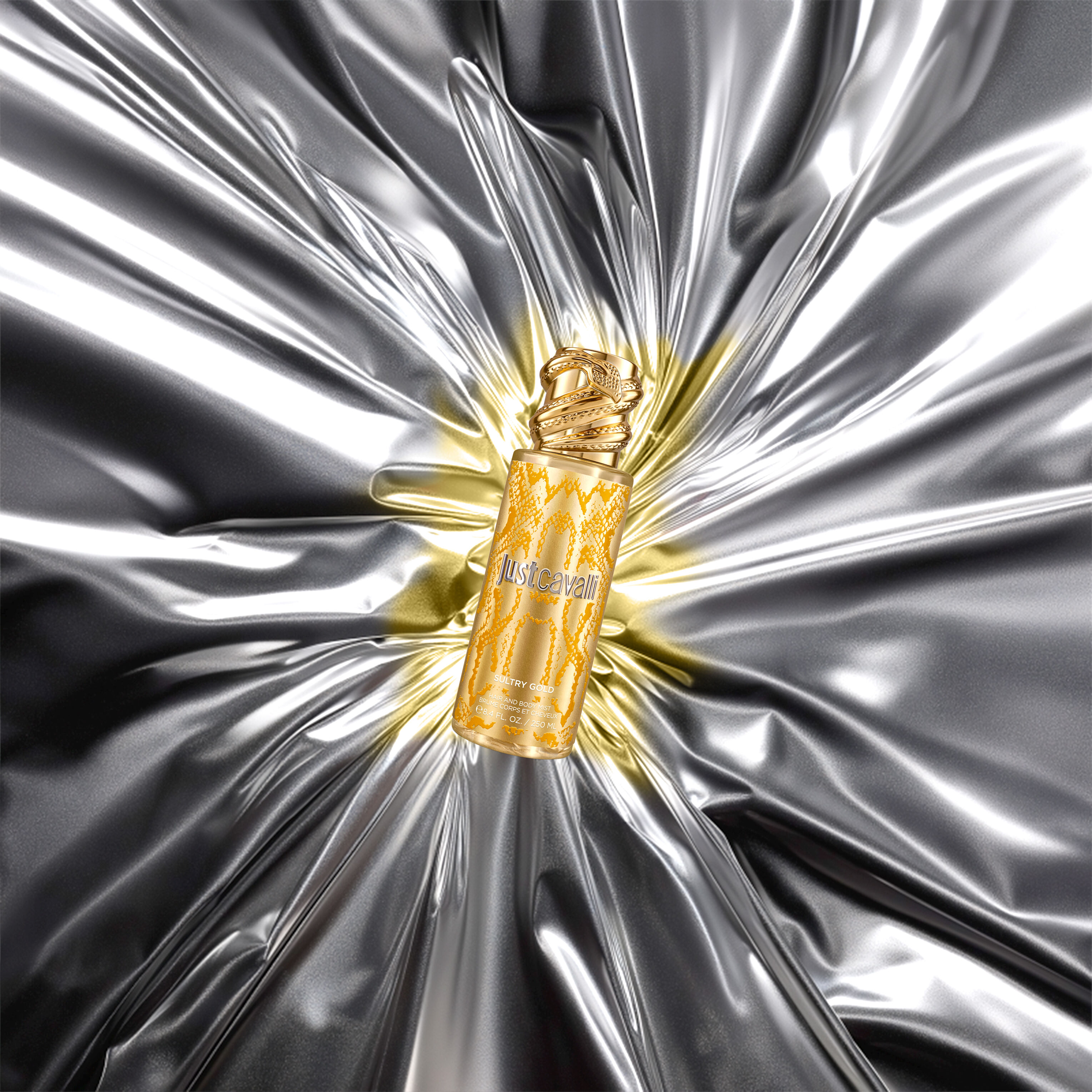 JC JUST CAVALLI SULTRY GOLD HAIR & BODY MIST 250 ML GENERIC UALI16-II020