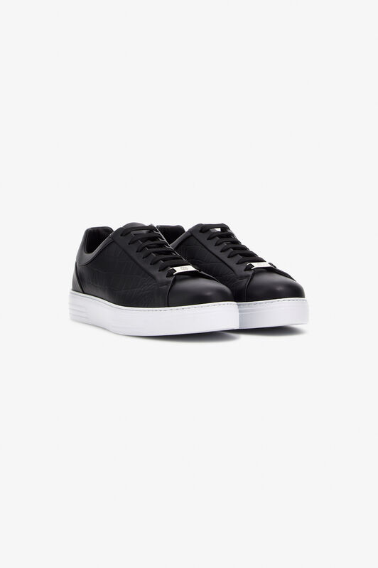 RC Sneakers con Monogram RC Nero NOS00A-PZ966