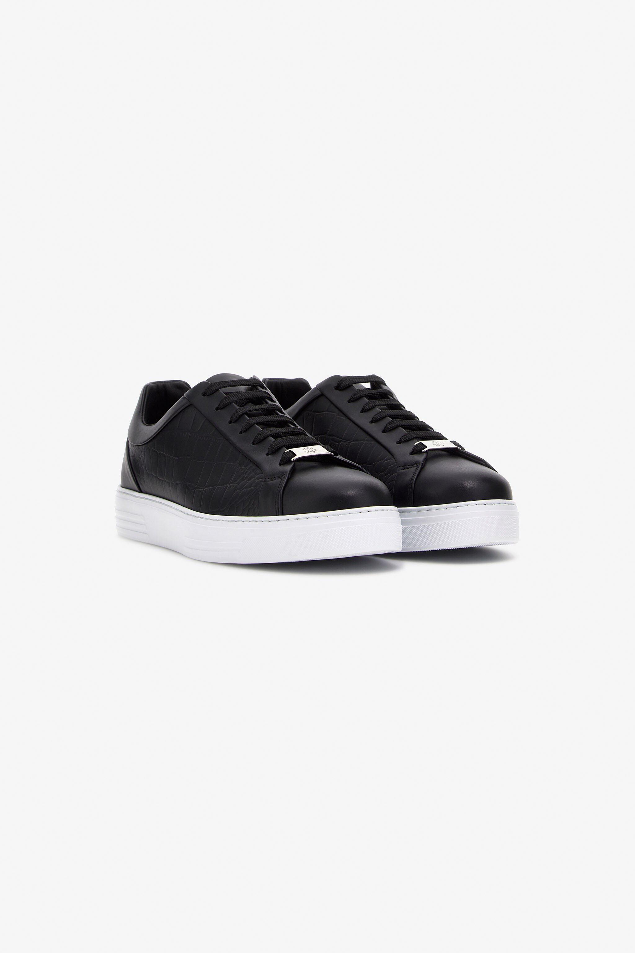 RC Sneakers con Monogram RC Nero NOS00A-PZ966