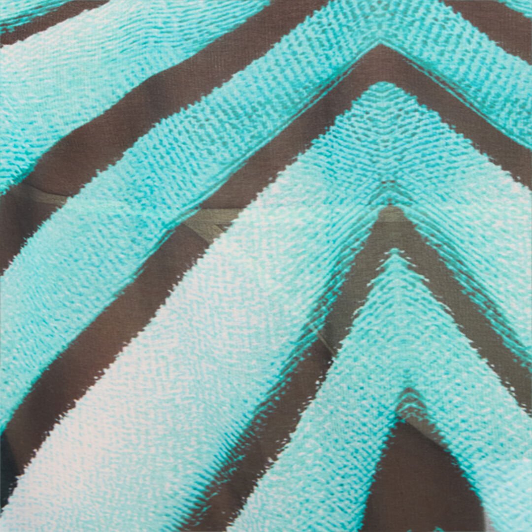 RC Ray Of Sea Print Kaftan Light blue VKW011-HNM33
