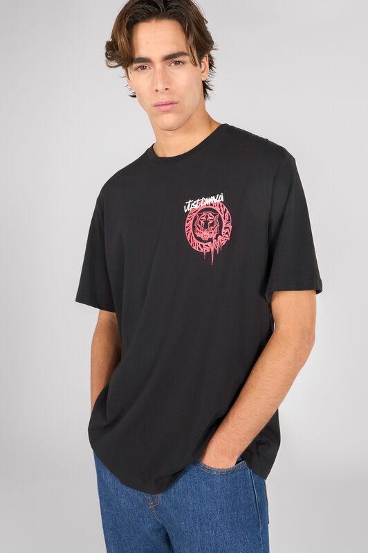 JC Black Urban Graphic T-Shirt Black RRT927-RR189