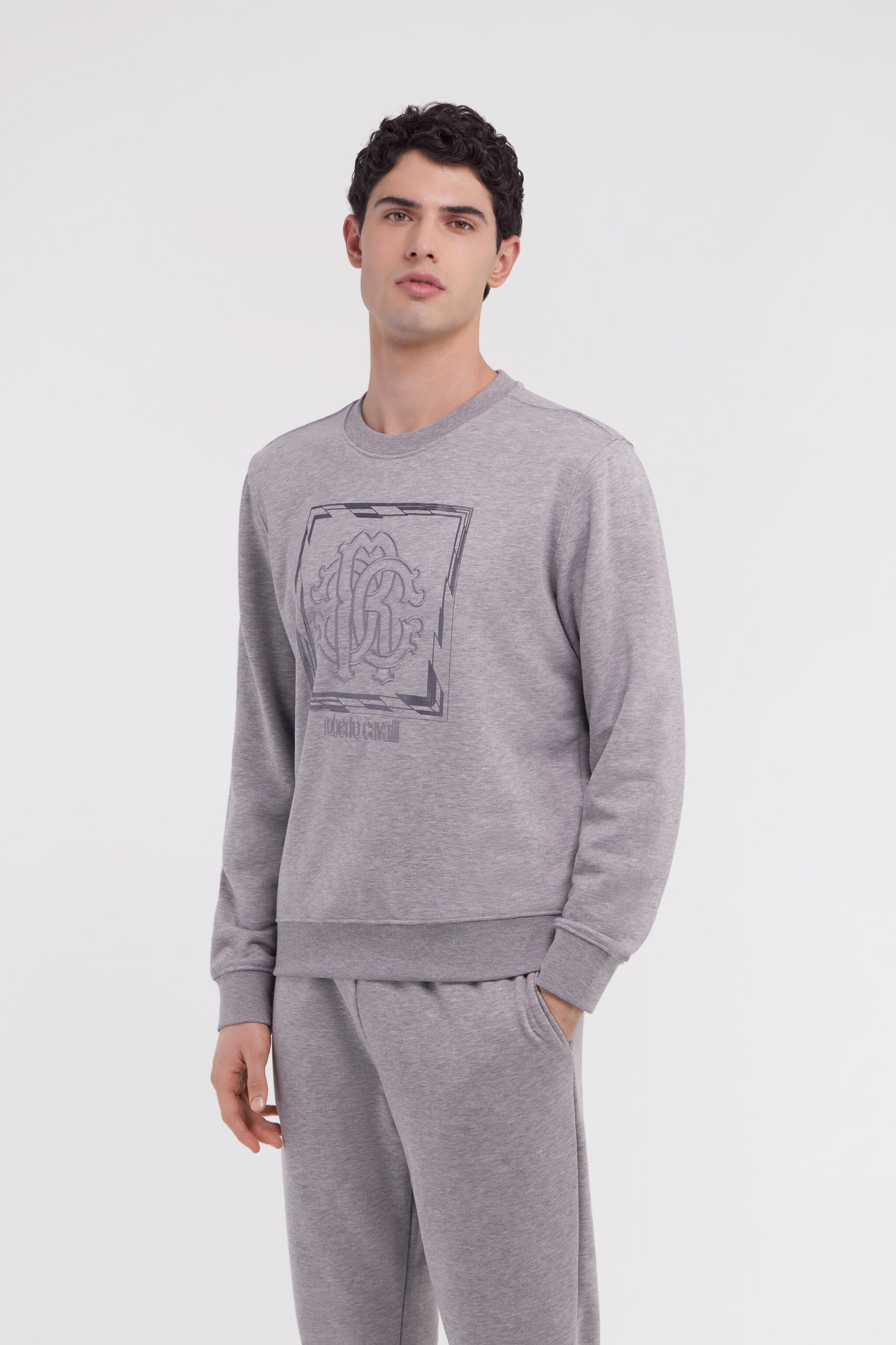 RC Felpa con stampa Grigio NOT66B-CF052