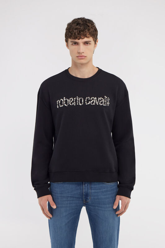 RC Sweatshirt with Logo Schwarz NOT67B-CF052