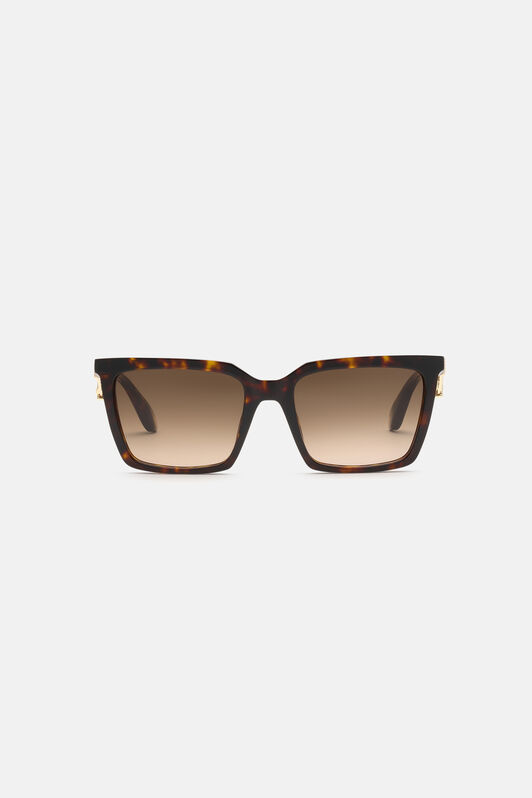 RC Sunglasses with acetate front combined with metal temples SHINY BROWN/YELLOW H VALD12-ID250